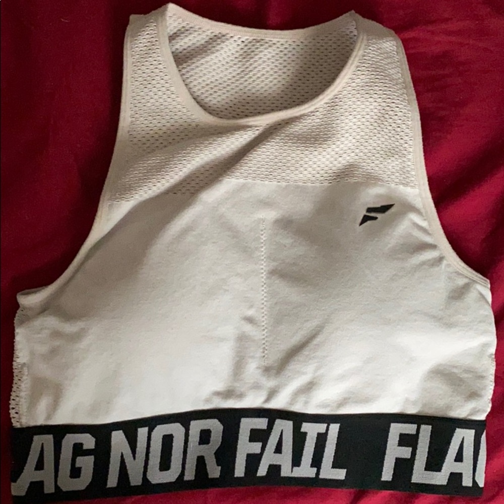 Flag Nor Fail sport bra crop top
